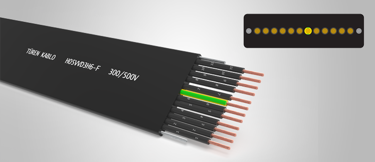 Yassı Asansör Kablosu